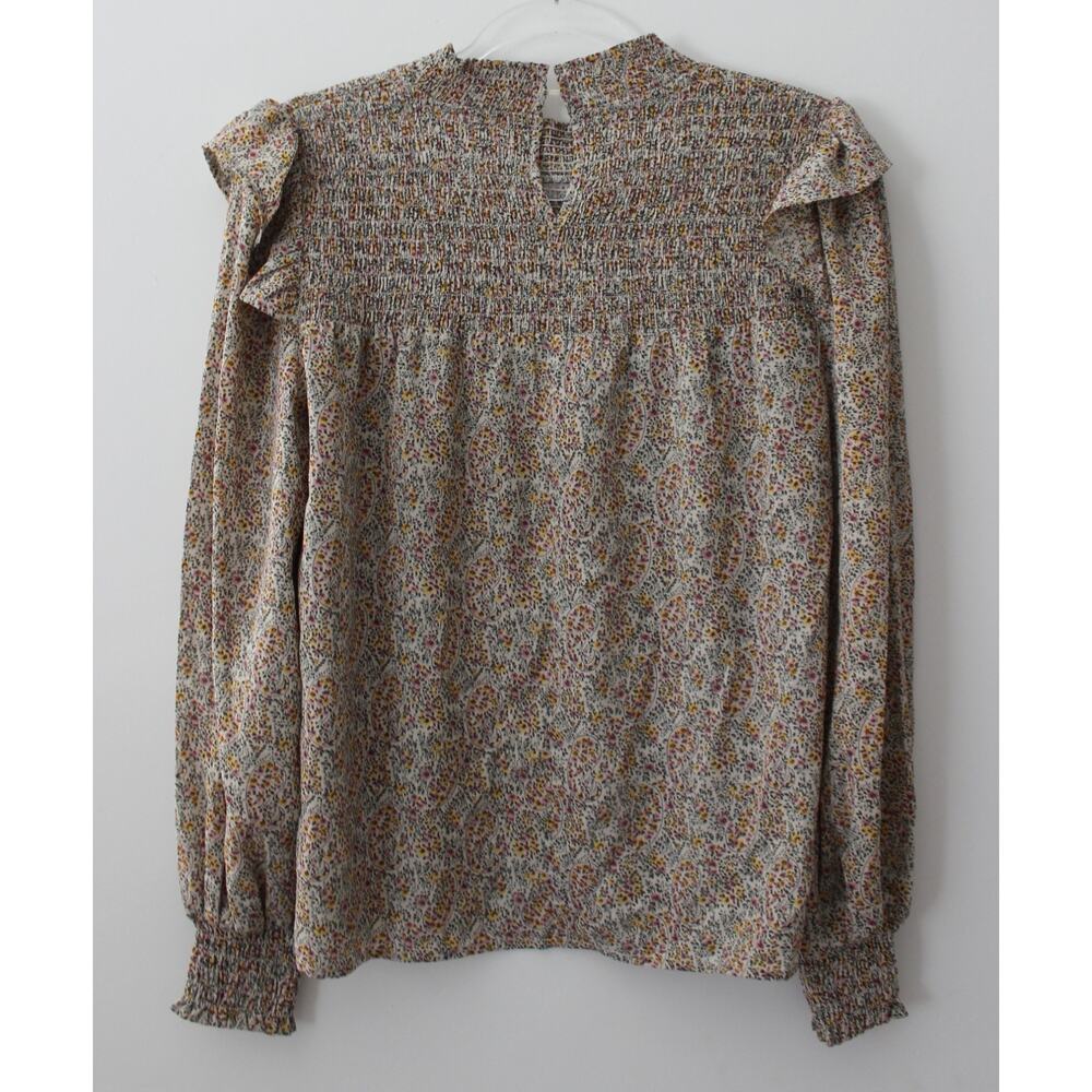 Downeast Womens Top Long Sleeve Floral Size S Pre-Owned - Picture 2 of 8